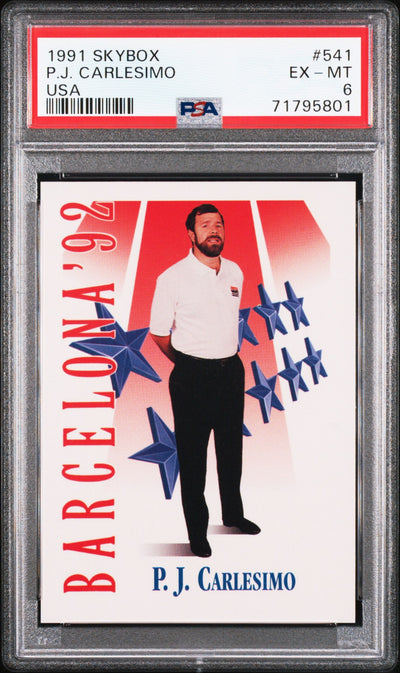1991 Skybox P.J. Carlesimo #541 PSA 6
