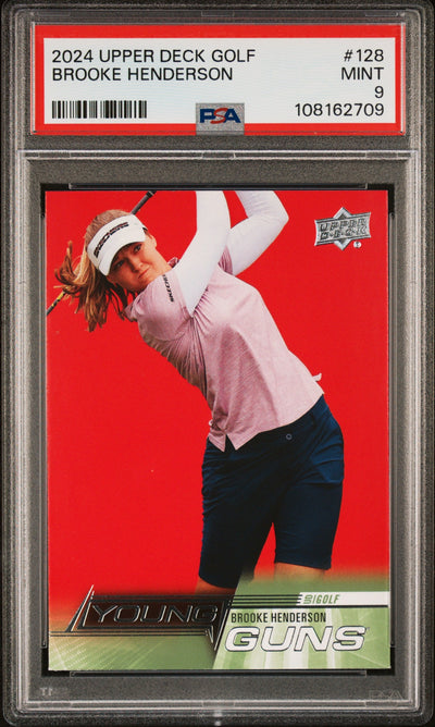 2024 Upper Deck Brooke Henderson #128 PSA 9