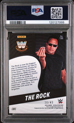 2023 Panini Revolution WWE Cubic the Rock #130 /49 PSA 9