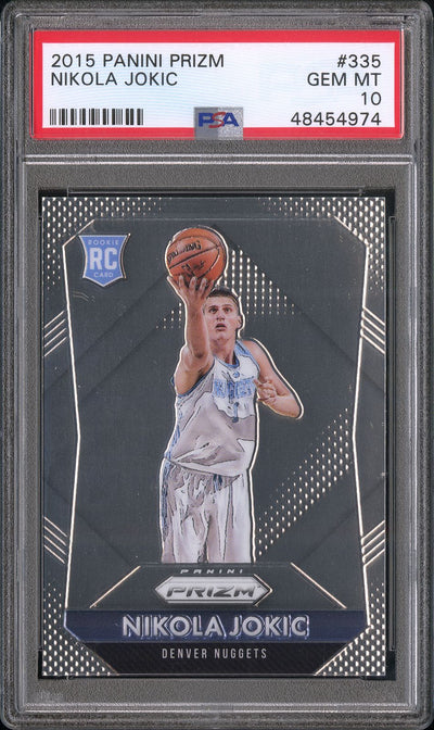 2015 Panini Prizm Nikola Jokic #335 PSA 10