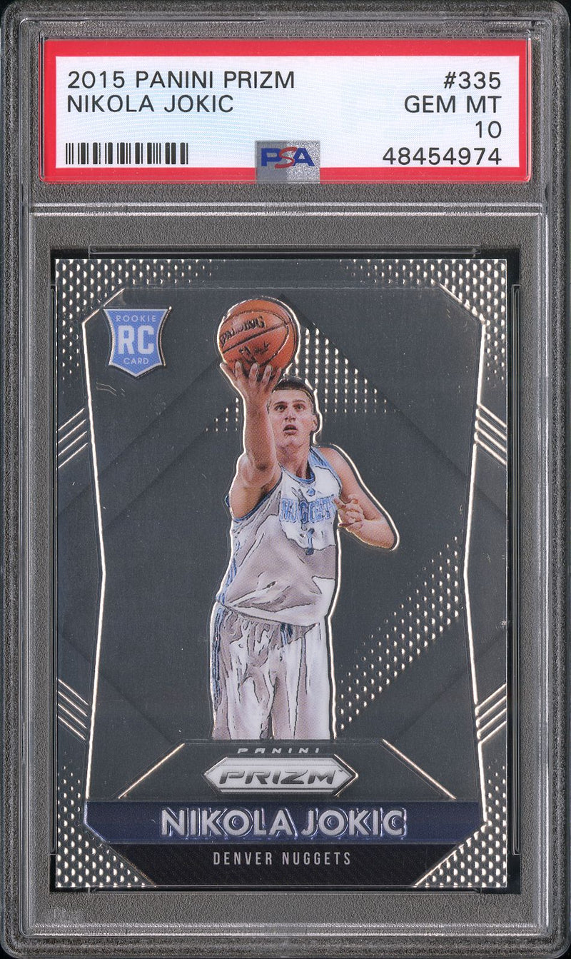 2015 Panini Prizm Nikola Jokic #335 PSA 10