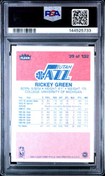 1986 Fleer Rickey Green #39 /39 PSA 9