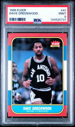 1986 Fleer David Greenwood #41 /41 PSA 9