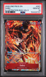 2026 One Piece Promo Illustration Box Volume 5 Sabo #OP05007 PSA 10
