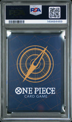 2025 One Piece Op11 A Fist of Divine Speed Special Alternate Art Silvers Rayleigh #OP09-005 PSA 9