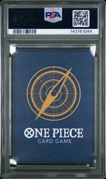 2025 One Piece Japanese Op14-The Azure Sea's Seven Special Alternate Art Sengoku #046 PSA 10
