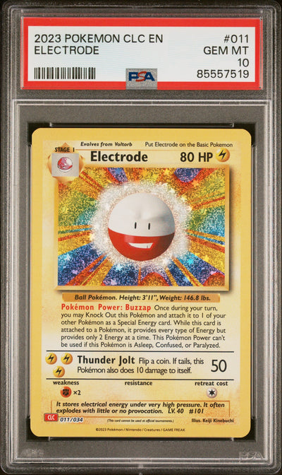 2023 Pokemon Trading Card Game Classic Charizard and Ho Oh Ex Deck Electrode #11 PSA 10