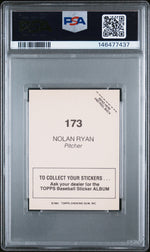 1981 Topps Stickers Nolan Ryan #173 PSA 9