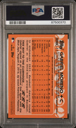 2023 Topps Chrome 1988 Topps Baseball Gold Gabriel Moreno #88BC11 /50 PSA 10