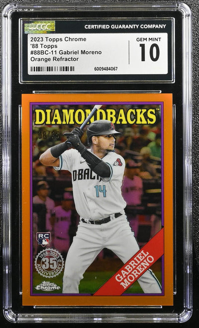 2023 Topps Chrome #88BC-11 Gabriel Moreno 1988 35th Anniversary CGC 10