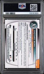 2025 Chrome Prospect Autographs Mini-Diamond Refractors Shotaro Morii #CPASM /100 PSA 9