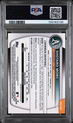 2025 Chrome Prospect Autographs Hta Choice Refractors Shotaro Morii #CPASM /150 PSA 10