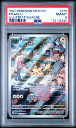 2023 Pokemon Scarlet and Violet 151 Illustration Rare Pikachu #173 PSA 8