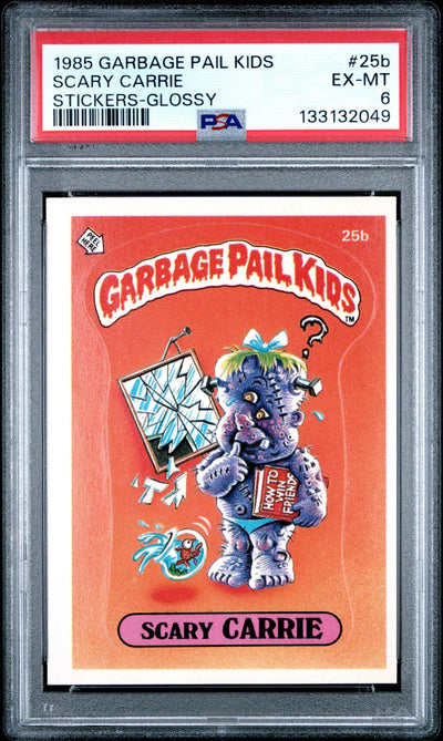 1985 Garbage Pail Kids Scary Carrie #25B PSA 6