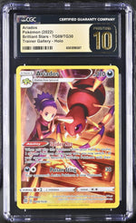2022 Brilliant Stars #TG09/TG30 Ariados Trainer Gallery CGC 10
