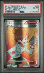 2013 Pokemon Black and White Plasma Freeze Professor Juniper #116 PSA 6