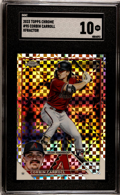 2023 Topps Chrome #95 Corbin Carroll SGC 10