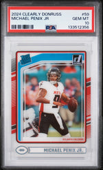 2024 Panini Clearly Donruss Michael Penix Jr. #59 PSA 10