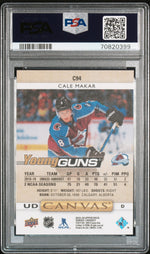 2019 Upper Deck Canvas Cale Makar #C94 PSA 10