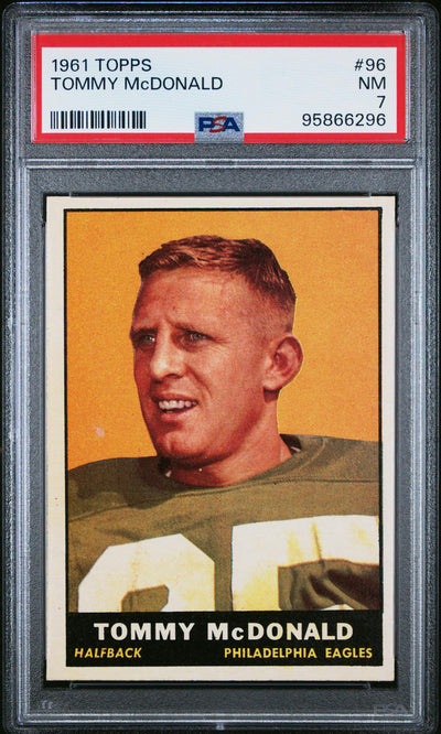 1961 Topps Tommy Mcdonald #96 PSA 7