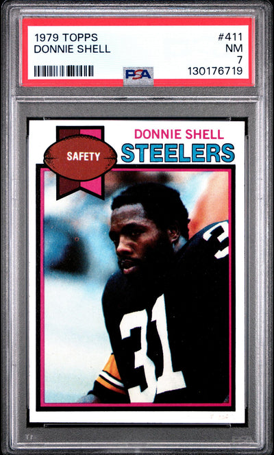 1979 Topps Donnie Shell #411 PSA 7