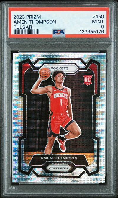 2023 Panini Prizm Pulsar Amen Thompson #150 PSA 9