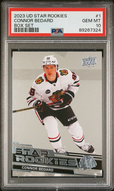 2023 Uper Deck Star Rookies Connor Bedard #1 PSA 10