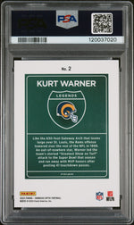 2024 Donruss Optic Downtown Legend Kurt Warner #2 PSA 10