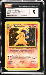 2000 Pokemon #17/111 Typhlosion Neo Genesis CGC 9