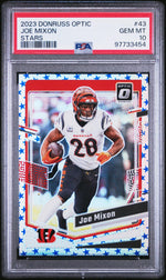 2023 Donruss Optic Stars Joe Mixon #43 PSA 10