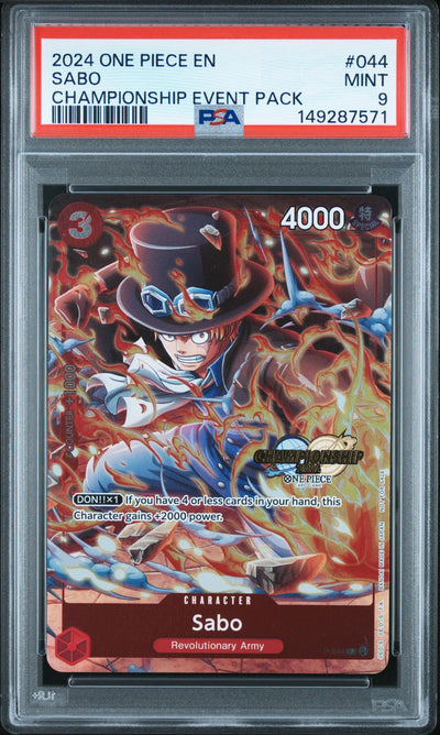2024 One Piece Championship Event Pack Sabo #44 PSA 9