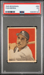 1949 Bowman Yogi Berra #60 PSA 5
