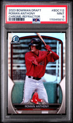 2023 Bowman Chrome Draft Refractor Roman Anthony #BDC112 PSA 9