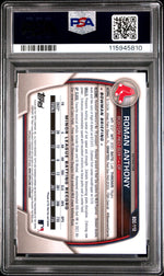 2023 Bowman Chrome Draft Refractor Roman Anthony #BDC112 PSA 9
