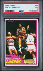 1981 Topps Magic Johnson #21 PSA 7