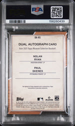 2025 Topps Museum Collection Dual On-Card Autographs Ryan/Skenes #RS /25 PSA 6