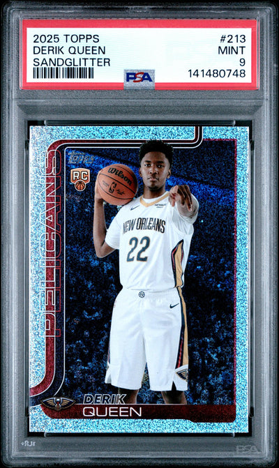 2025 Topps Sandglitter Derik Queen #213 PSA 9