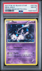 2017 Pokemon XY Black Star Promo Magearna Mythical Collection Holo Mew #XY192 PSA 8