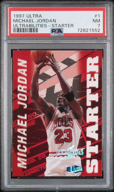 1997 Ultra Bilities Michael Jordan #1 /1 PSA 7