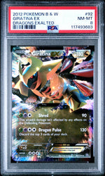 2012 Pokemon Black and White Dragons Exalted Holo Giratina Ex #92 PSA 8