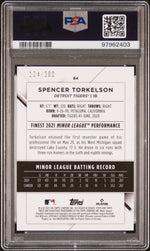2022 Finest Sky Blue Refractor Spencer Torkelson #84 /300 PSA 9