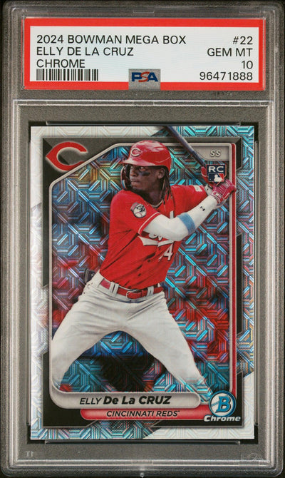2024 Bowman Chrome Mega Box Elly De La Cruz #22 PSA 10