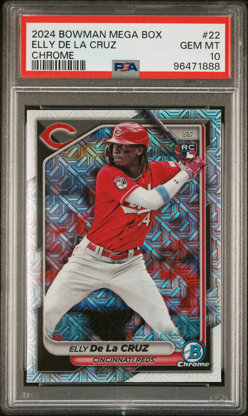 2024 Bowman Chrome Mega Box Elly De La Cruz #22 PSA 10