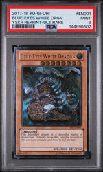 2017 Yu-Gi-Oh! Starter Deck Kaiba Reloaded Reprint Ultimate Rare Blue-Eyes White Dragon #YSKR-EN001 PSA 9