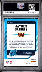 2024 Donruss Optic Preview Blue Scope Jayden Daniels #389 PSA 9