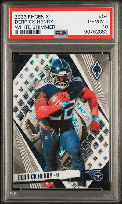2023 Panini Phoenix White Shimmer Derrick Henry #54 PSA 10