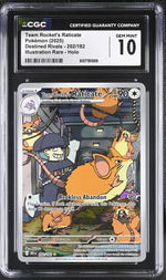 2025 Pokemon #202/182 Team Rocket's Raticate Destined Rivals CGC 10
