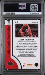 2023 Mosaic Heat Check Amen Thompson #12 PSA 9