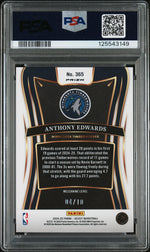 2024 Panini Select Gold Flash Anthony Edwards #365 /10 PSA 10
