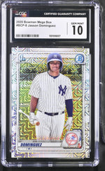 2020 Bowman Chrome #BCP-8 Jasson Dominguez Mega Box CGC 10